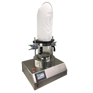 Lab scale fluid bed dryer with filter bag assembly for rapid drying process